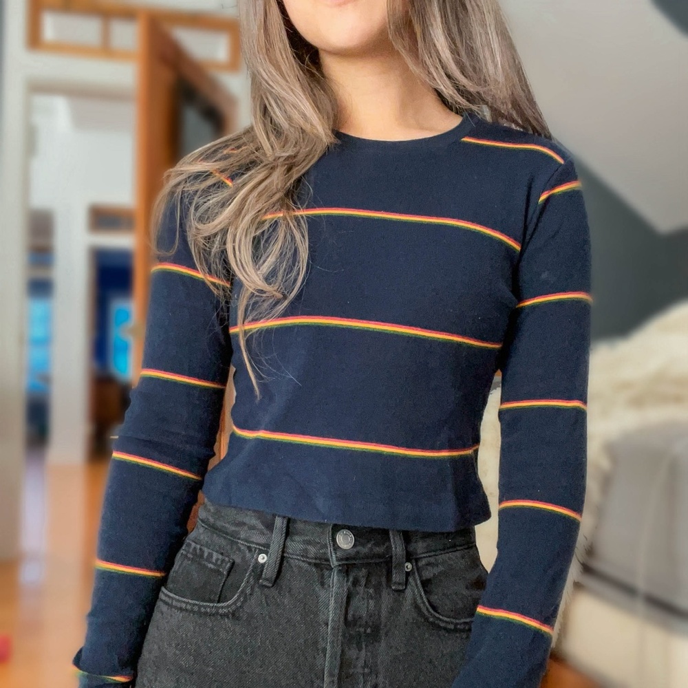 Brandy Melville Navy Long Sleeve
